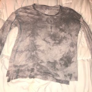 Grey tie dye sweater